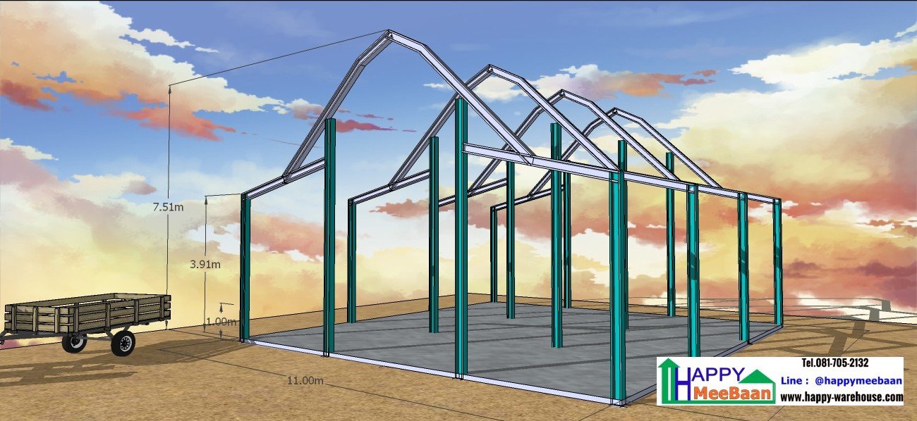 แบบโกดัง แบบโรงงาน แบบโรงนา