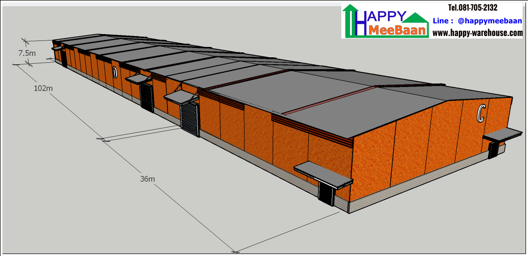 แบบโรงงาน แบบโกดัง แบบคลังสินค้า