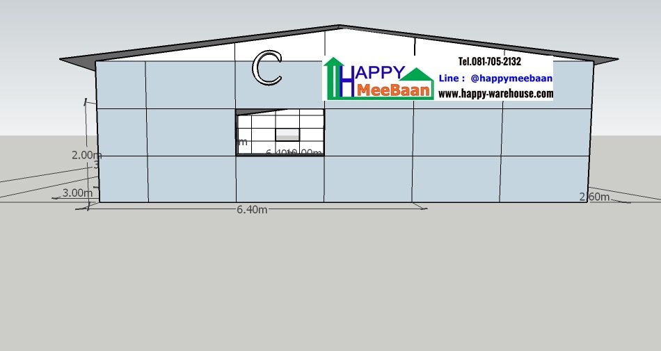 แบบออฟฟิศ แบบคลังสินค้า แบบอาคารอเนกประสงค์ ขนาดใหญ่