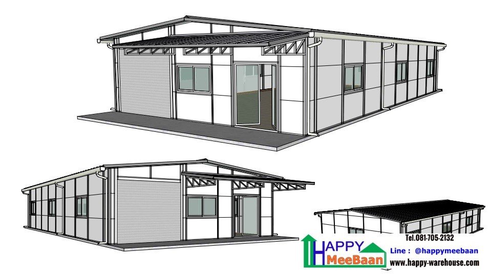 แบบออฟฟิศ แบบบ้าน แบบอาคาร แบบคลังสินค้าขนาดเล็ก