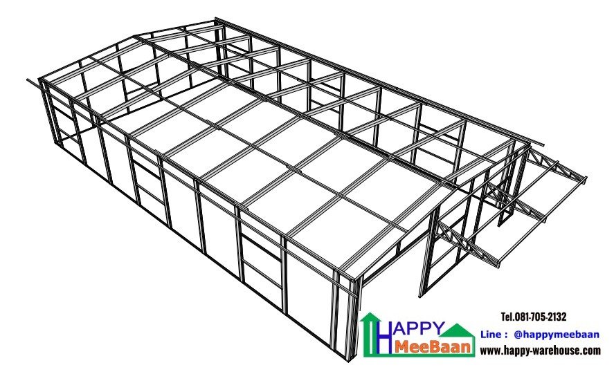 แบบออฟฟิศ แบบบ้าน แบบอาคาร แบบคลังสินค้าขนาดเล็ก