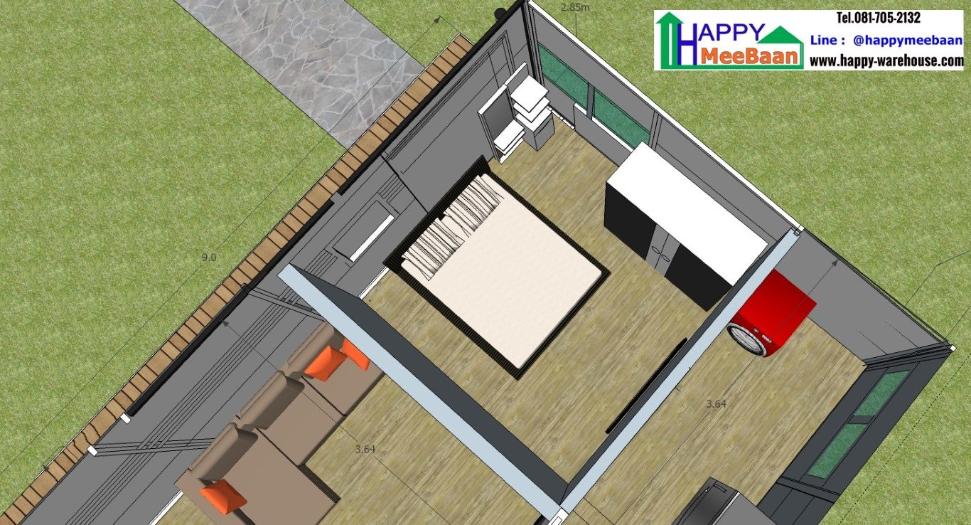 บ้านสำเร็จรูป บ้านน็อคดาวน์