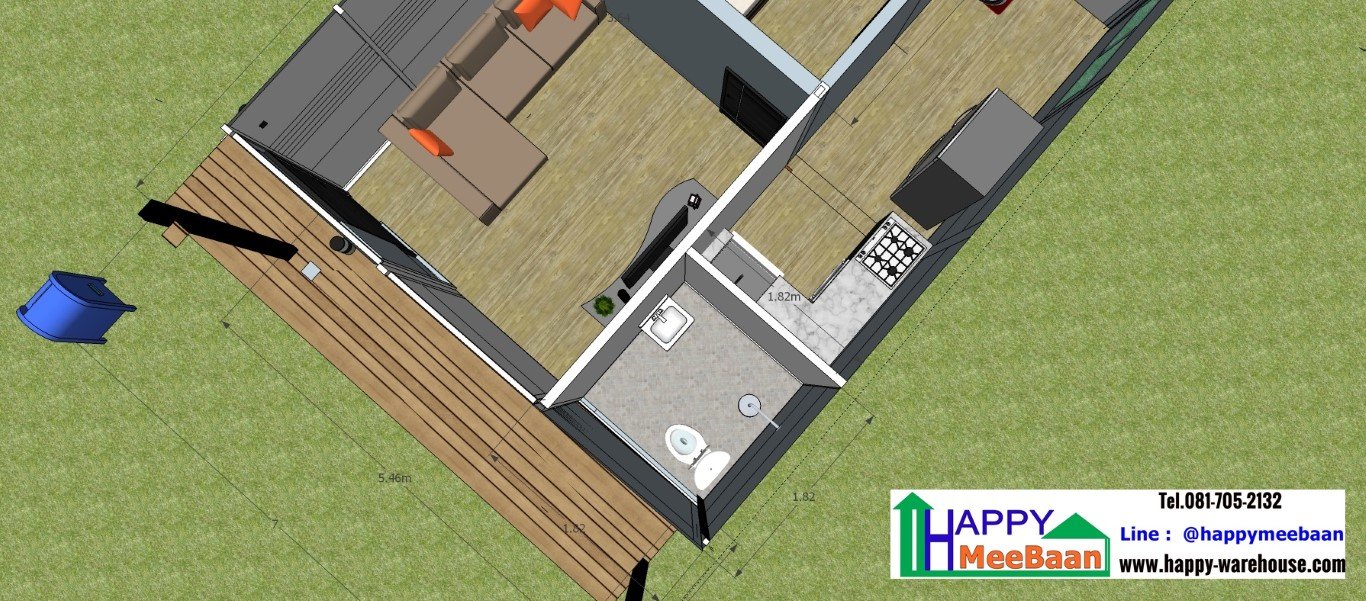 บ้านสำเร็จรูป บ้านน็อคดาวน์