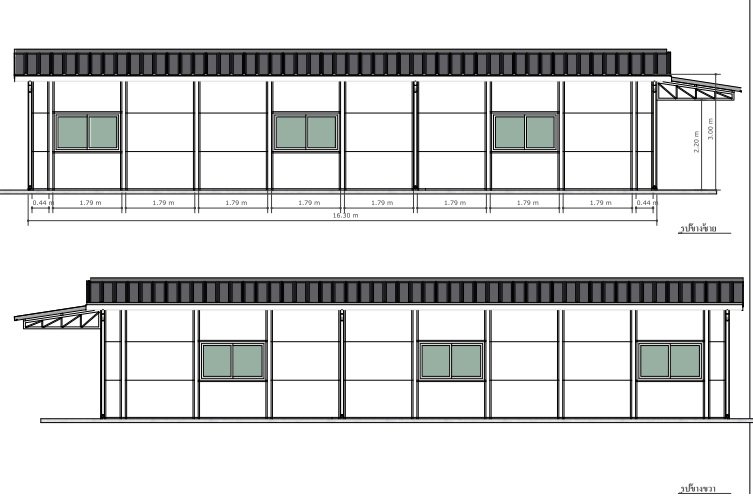 แบบออฟฟิศ แบบบ้าน แบบอาคาร แบบคลังสินค้าขนาดเล็ก
