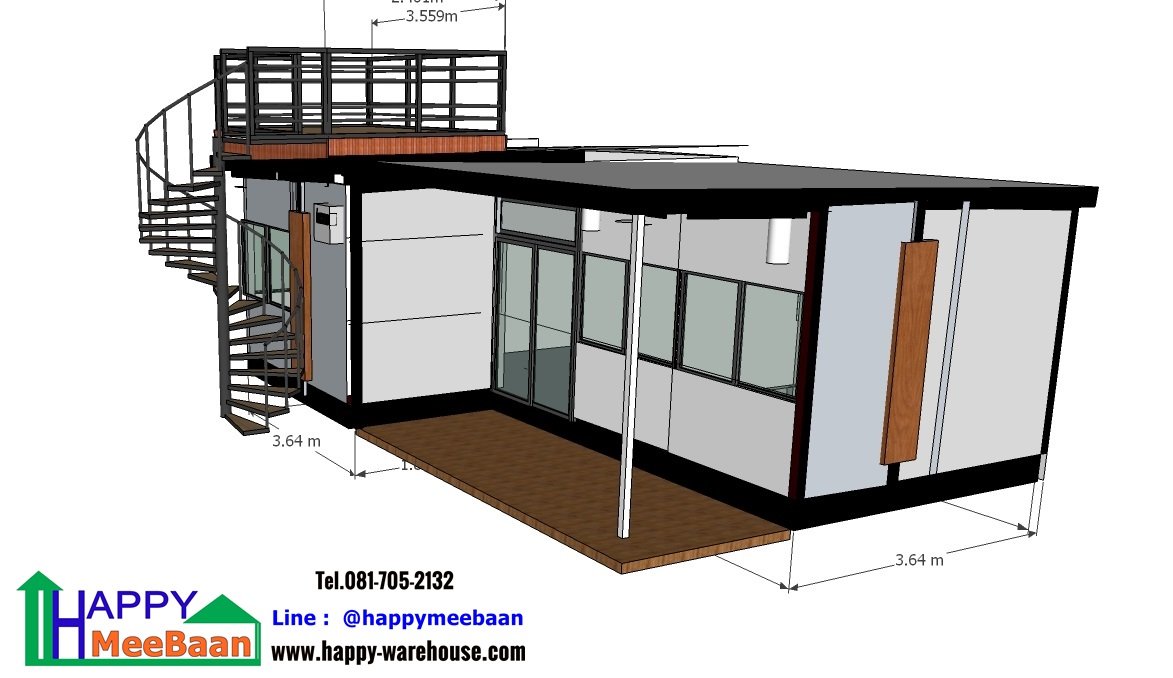 แบบบ้านน็อคดาวน์ แบบบ้านสำเร็จรูป