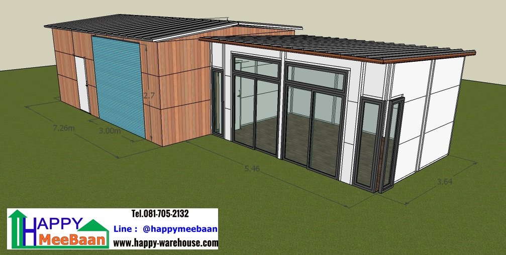 แบบโรงจอดรถ แบบออฟฟิศ