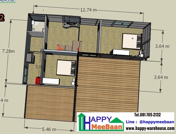 บ้านสำเร็จรูป บ้านน็อคดาวน์