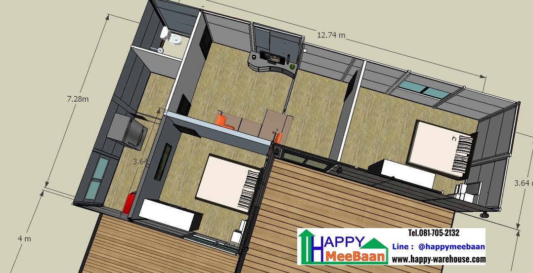 บ้านสำเร็จรูป บ้านน็อคดาวน์