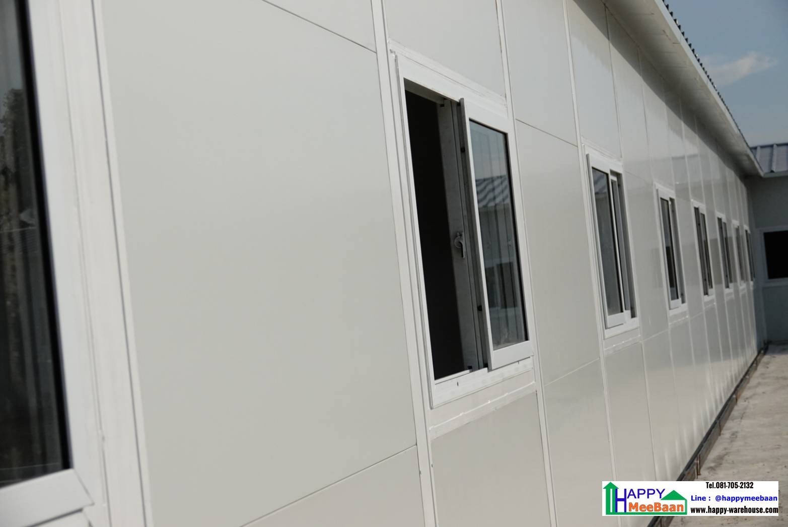 สร้างออฟฟิศ สร้างคลังสินค้า ผนัง EPS