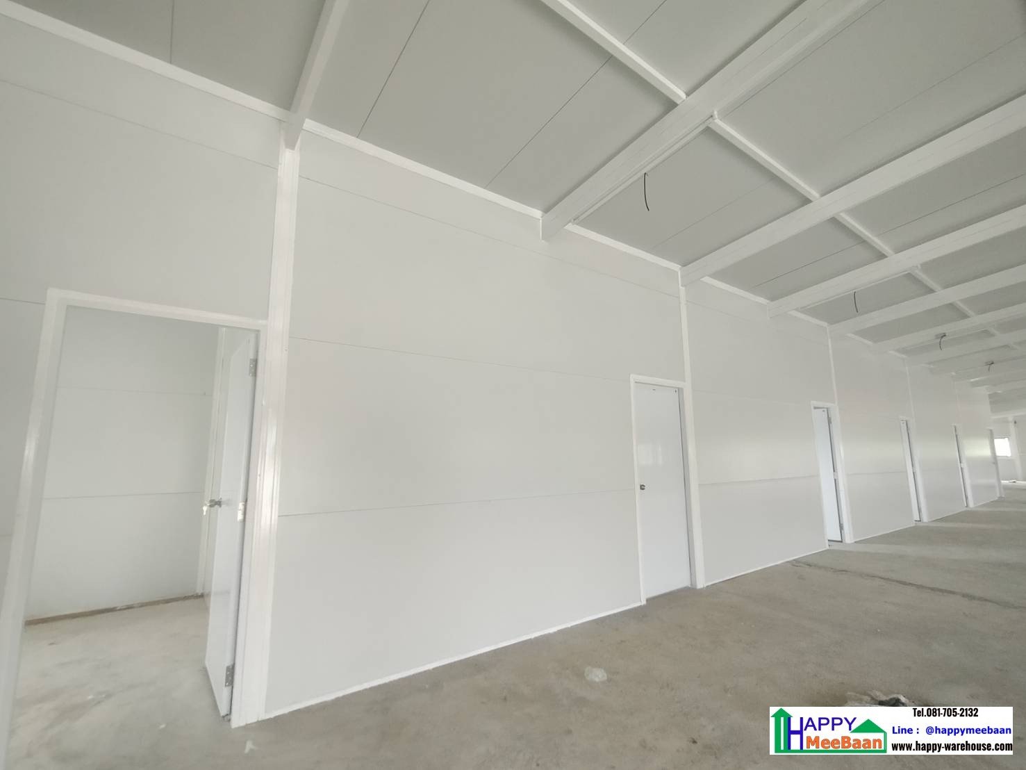 สร้างออฟฟิศ สร้างคลังสินค้า ผนัง EPS