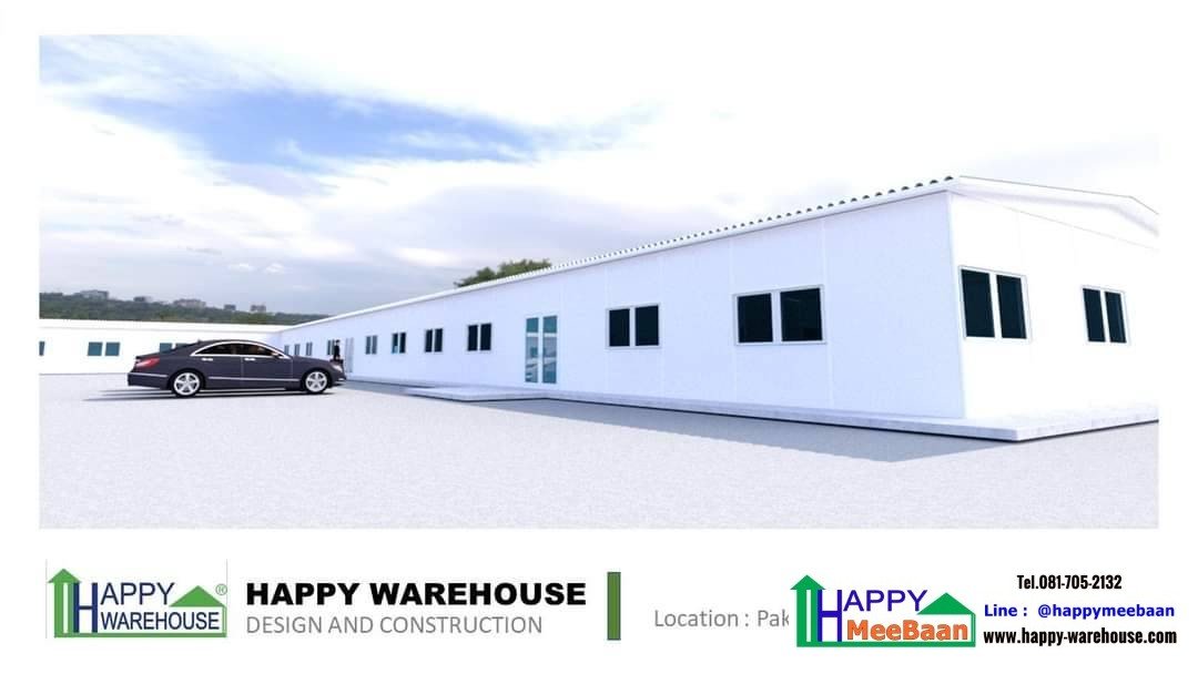 สร้างออฟฟิศ สร้างคลังสินค้า ผนัง EPS