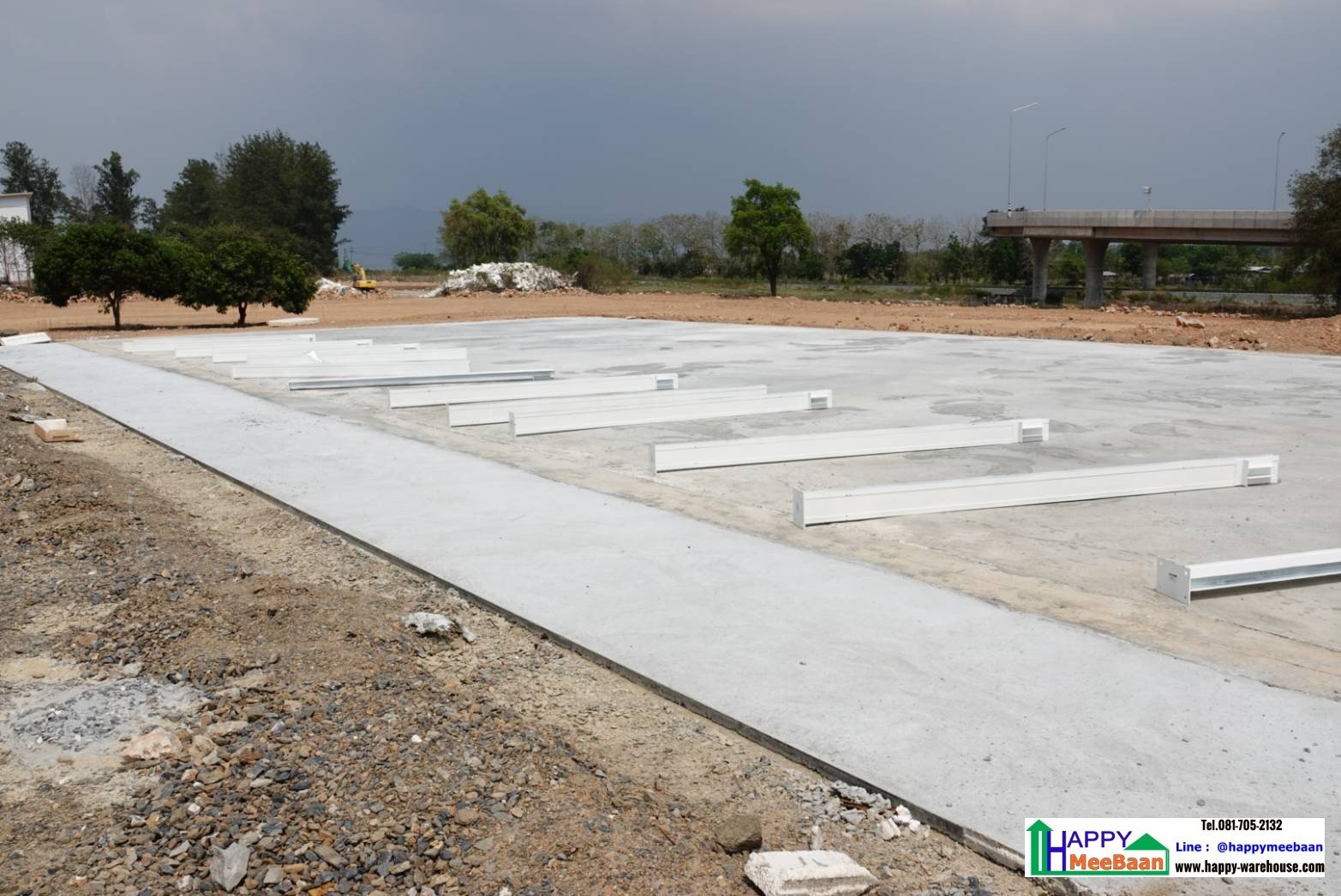 สร้างออฟฟิศ สร้างคลังสินค้า ผนัง EPS