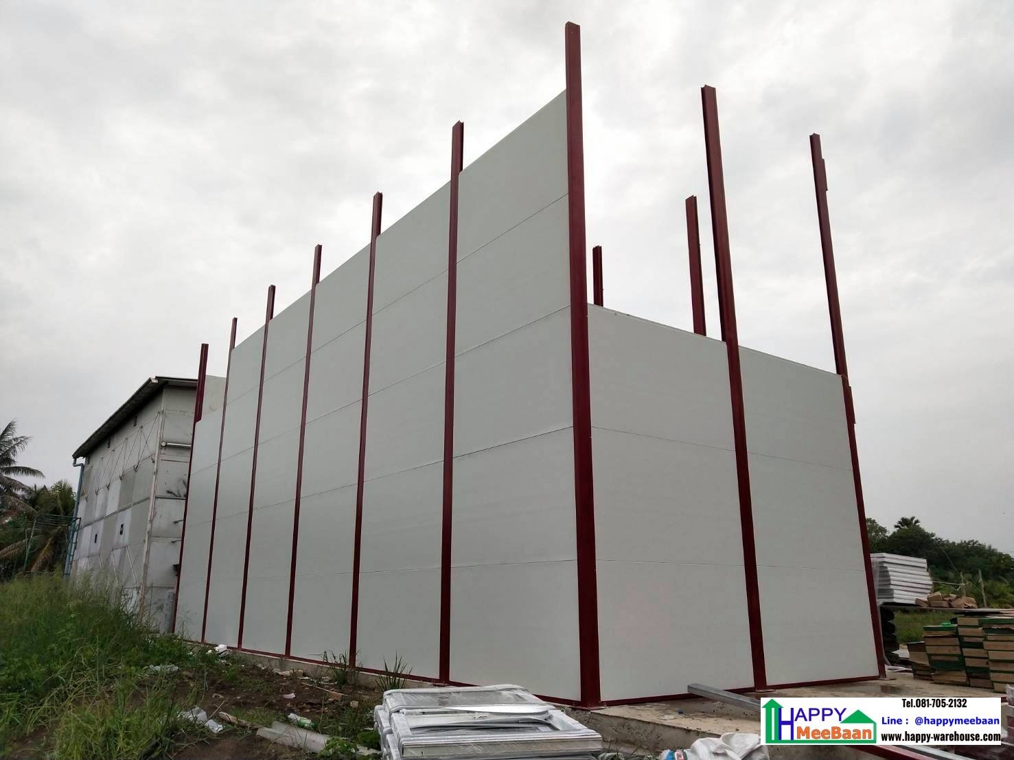 สร้างบ้านพักพนักงานสองชั้น