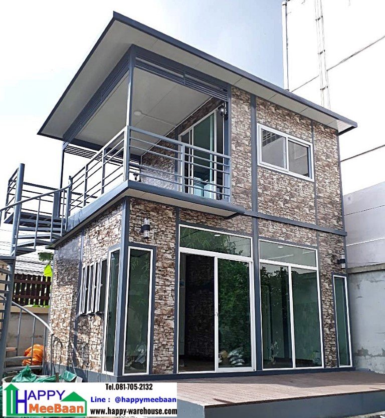 สร้างออฟฟิศ สร้างห้องพัก สร้างบ้านพัก Work from home สองชั้น สร้างออฟฟิศ สร้างห้องพัก สร้างบ้านพัก Work from home สองชั้น