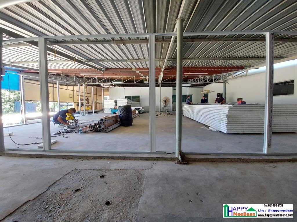 รับสร้างออฟฟิศ ห้องครีนรูม ผนัง EPS Sadwich