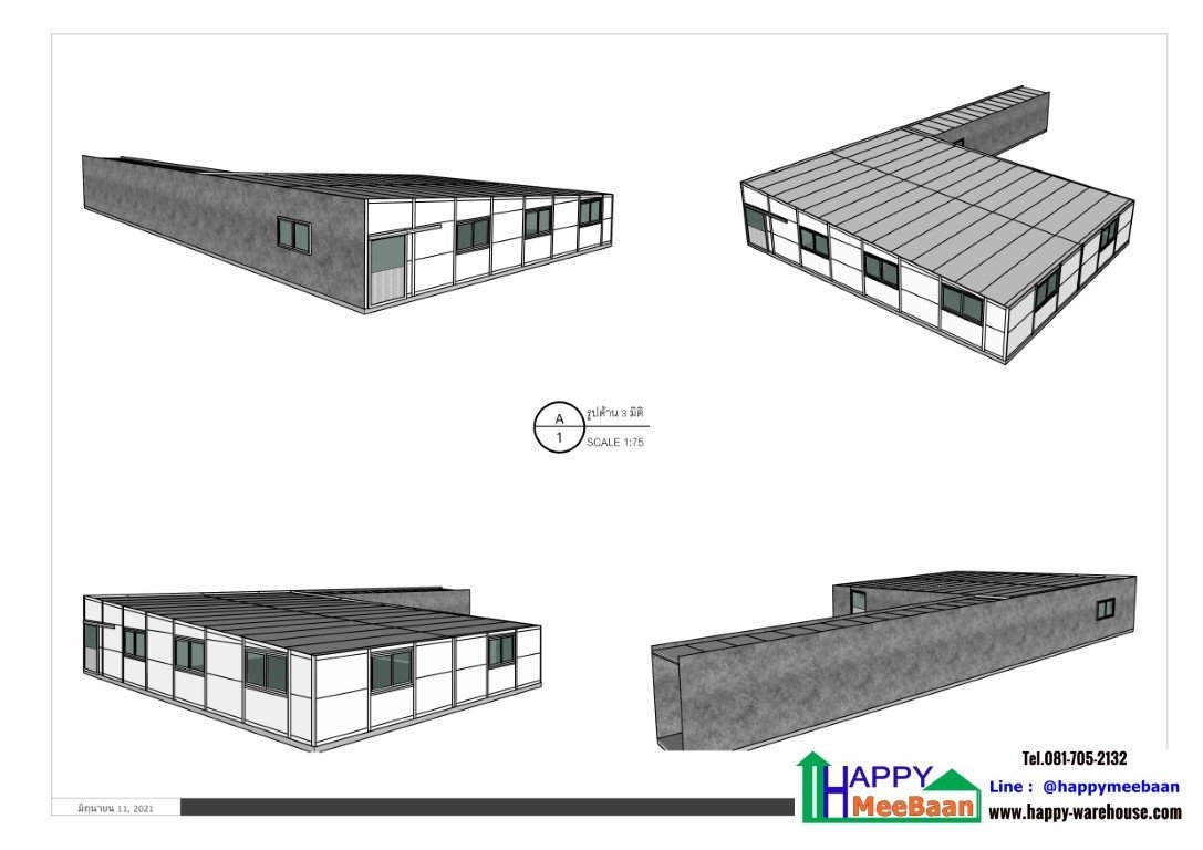 รับสร้างออฟฟิศ ห้องครีนรูม ผนัง EPS Sadwich