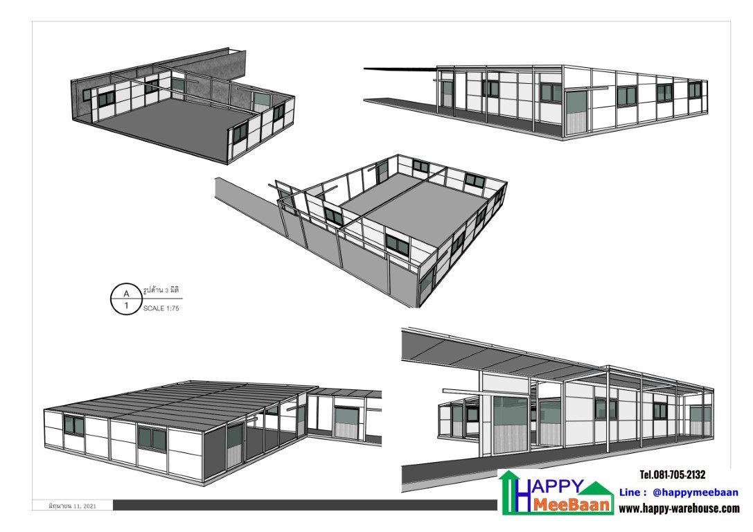 รับสร้างออฟฟิศ ห้องครีนรูม ผนัง EPS Sadwich