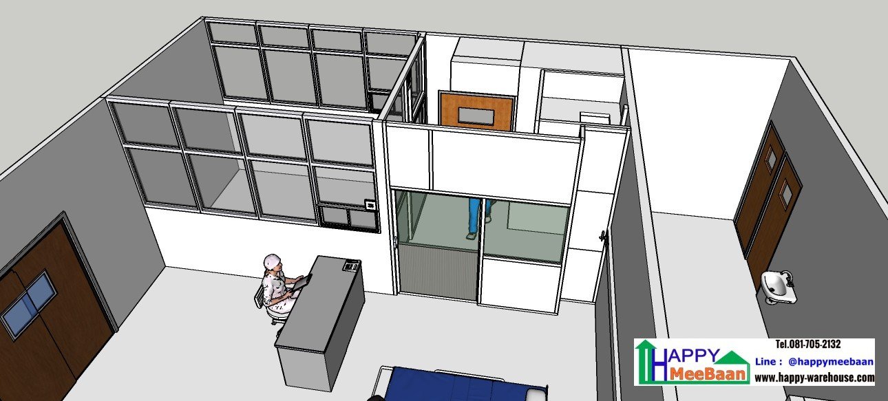 กั้นผนังSandwich panel ผนังEPS