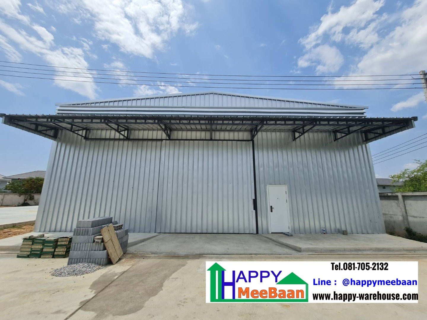 รับสร้างโกดังให้เช่า ราคาถูก คืนทุนไว ย้ายได้ Happy Meebaan รับสร้างโกดังให้เช่า ราคาถูก คืนทุนไว ย้ายได้ Happy Meebaan