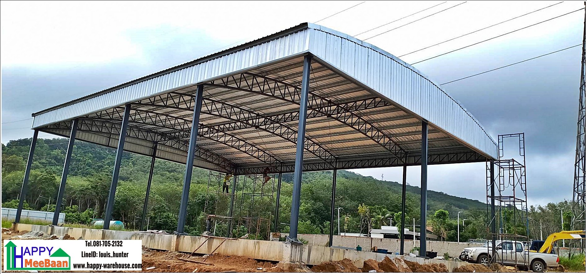 สร้างคลังสินค้า หลังคาโค้ง ภูเก็ต สร้างคลังสินค้า หลังคาโค้ง ภูเก็ต