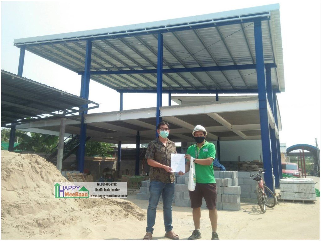 สร้างอาคารสองชั้น สร้างออฟฟิศสองชั้น สร้างบ้านสไตล์โมเดิร์น โครงสร้างเหล็ก  สร้างอาคารสองชั้น สร้างออฟฟิศสองชั้น สร้างบ้านสไตล์โมเดิร์น โครงสร้างเหล็ก