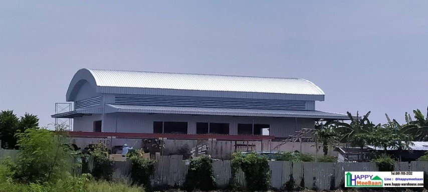 โรงงานโกดังหลังคาโค้ง
