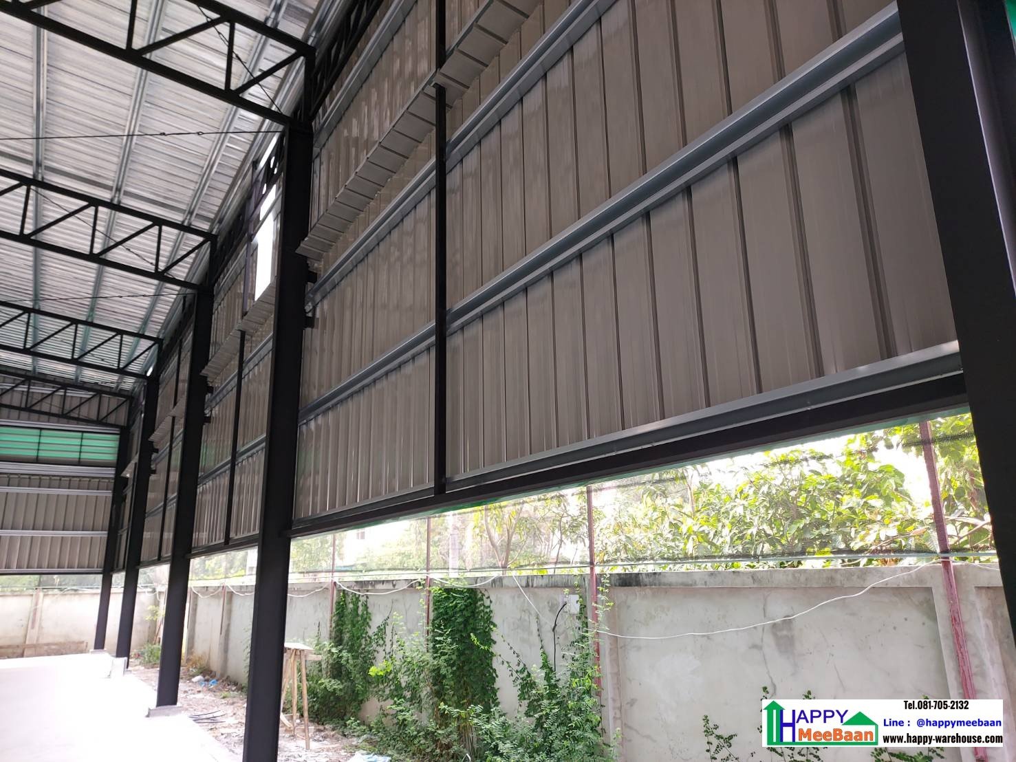 สร้างคลังสินค้า สร้างโกดัง สร้างร้านค้าโครงเหล็ก