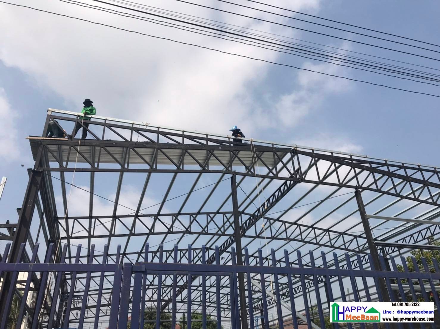 สร้างคลังสินค้า สร้างโกดัง สร้างร้านค้าโครงเหล็ก