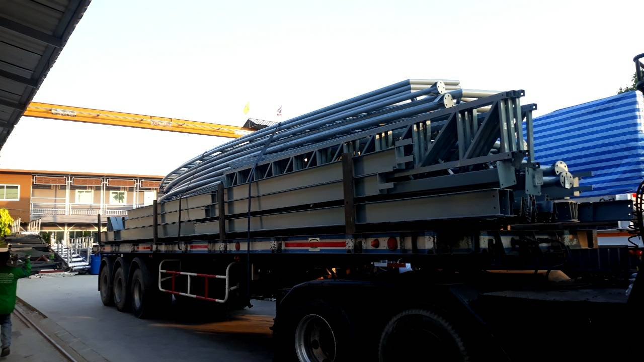 โรงงานโกดังหลังคาโค้ง