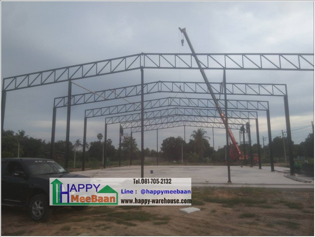 สร้างโรงงาน สร้างคลังสินค้า