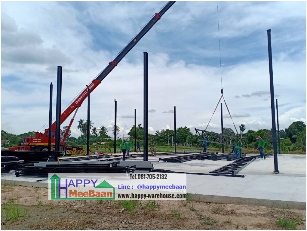 สร้างโรงงาน สร้างคลังสินค้า