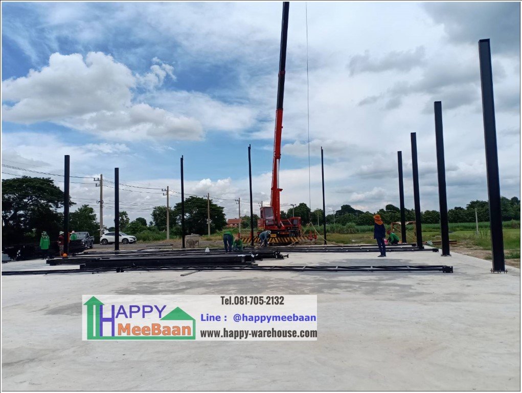 สร้างโรงงาน สร้างคลังสินค้า