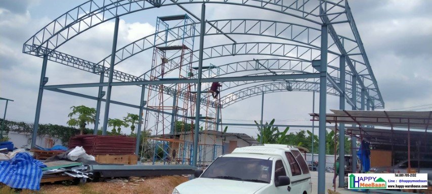 โรงงานโกดังหลังคาโค้ง