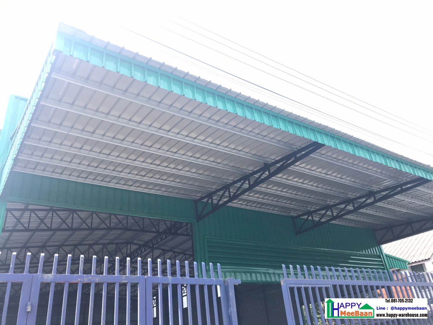 สร้างคลังสินค้า สร้างโกดัง สร้างร้านค้าโครงเหล็ก