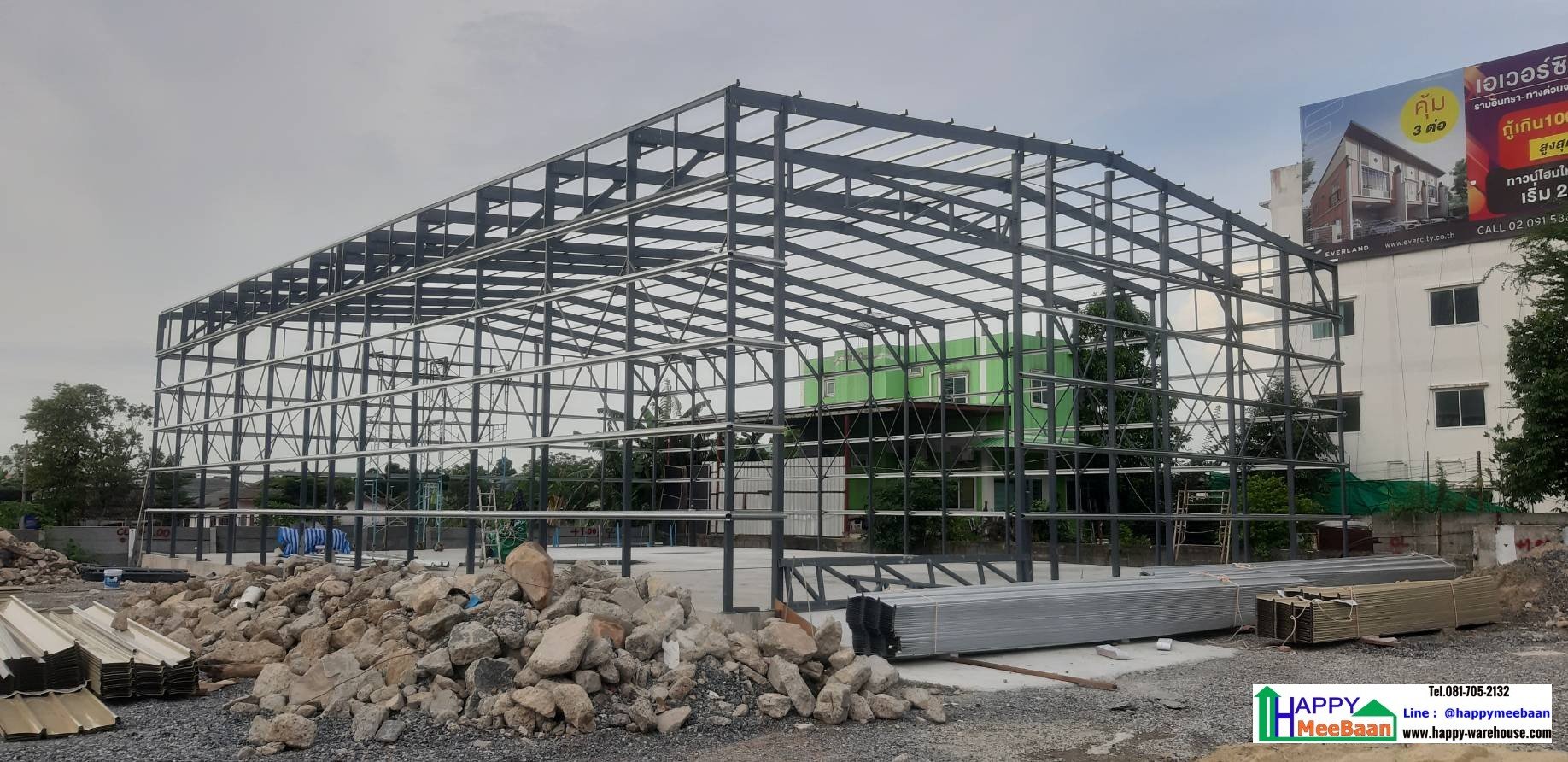 สร้างโกดัง สร้างคลังสินค้าให้เช่า