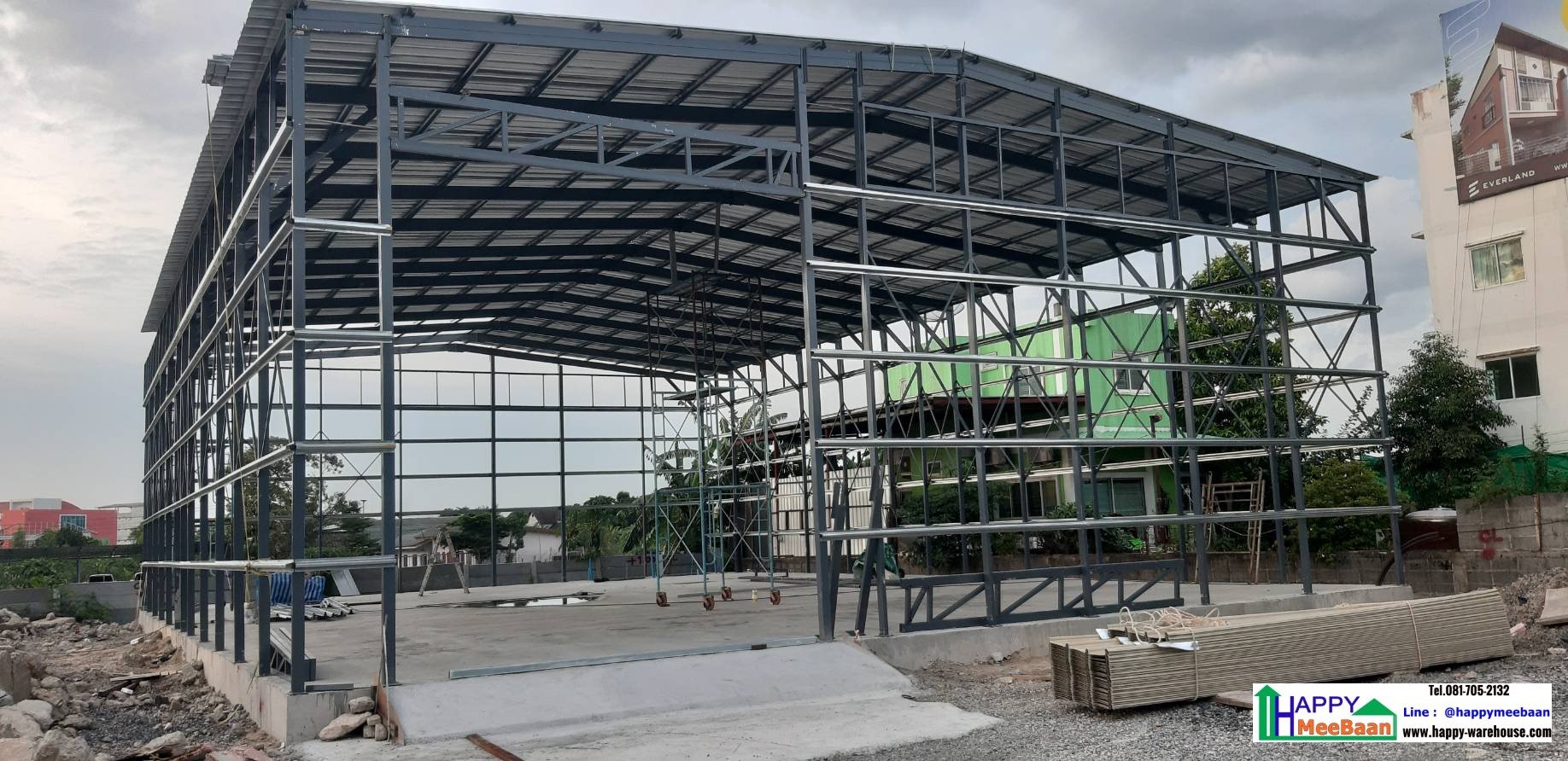 สร้างโกดัง สร้างคลังสินค้าให้เช่า