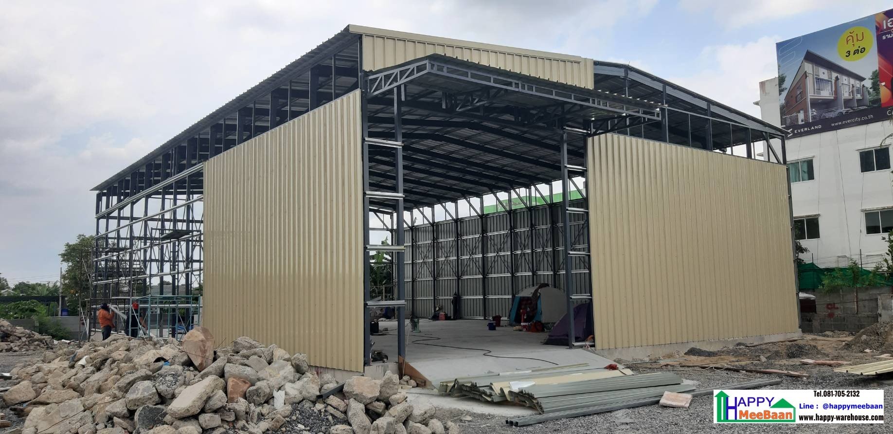 สร้างโกดัง สร้างคลังสินค้าให้เช่า