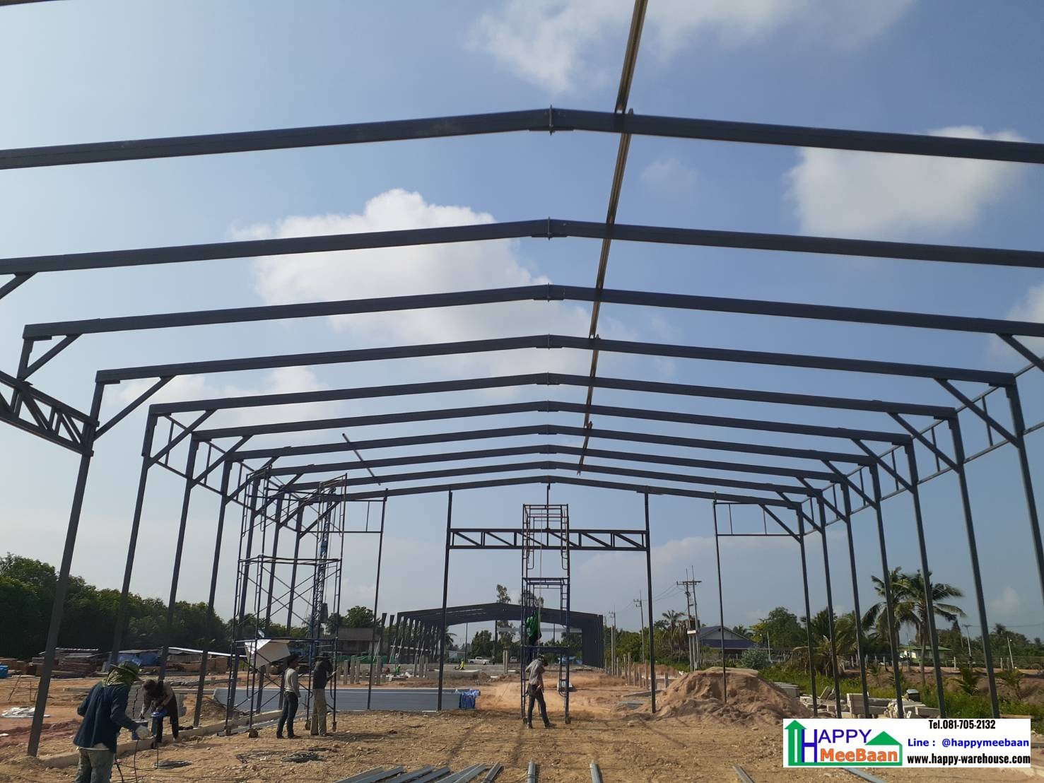 สร้างโกดัง สร้างคลังสินค้า