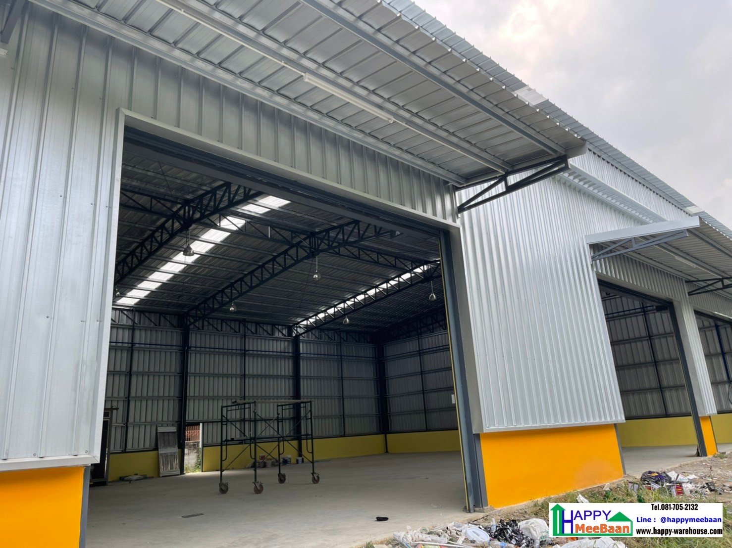 รับสร้างโกดัง คลังสินค้าขนาดใหญ่