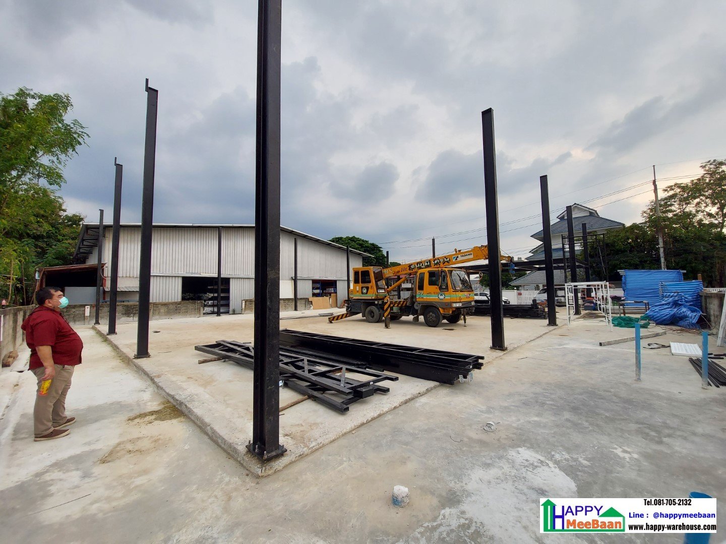 รับสร้างโกดัง รับสร้างโรงงาน พร้อมชั้นลอย