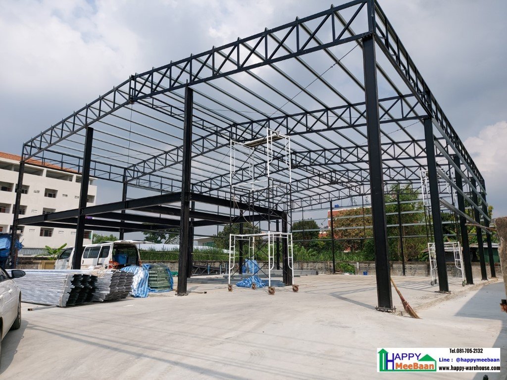 รับสร้างโกดัง รับสร้างโรงงาน พร้อมชั้นลอย