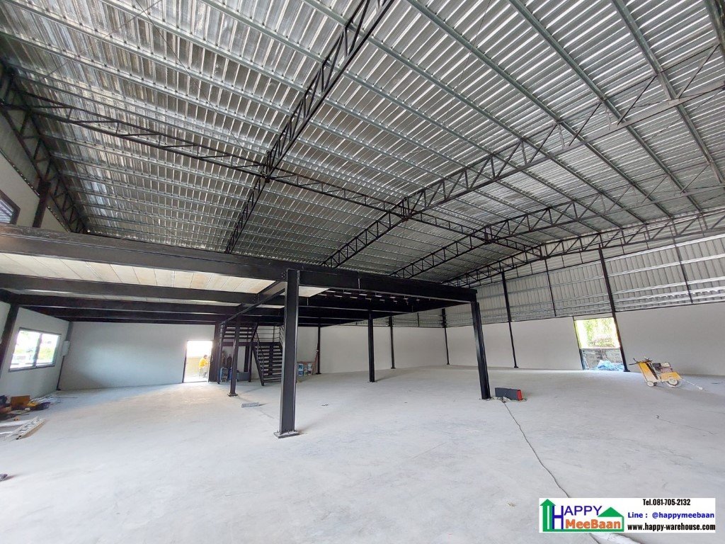 รับสร้างโกดัง รับสร้างโรงงาน พร้อมชั้นลอย