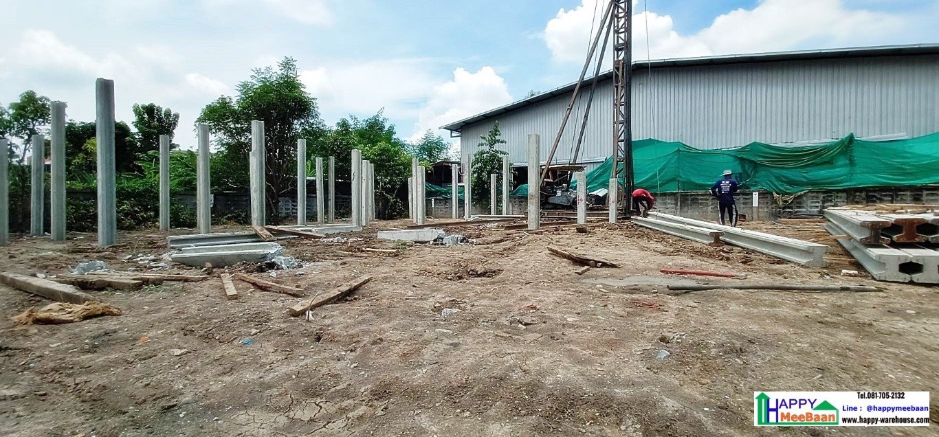 รับสร้างโกดัง รับสร้างโรงงาน พร้อมชั้นลอย