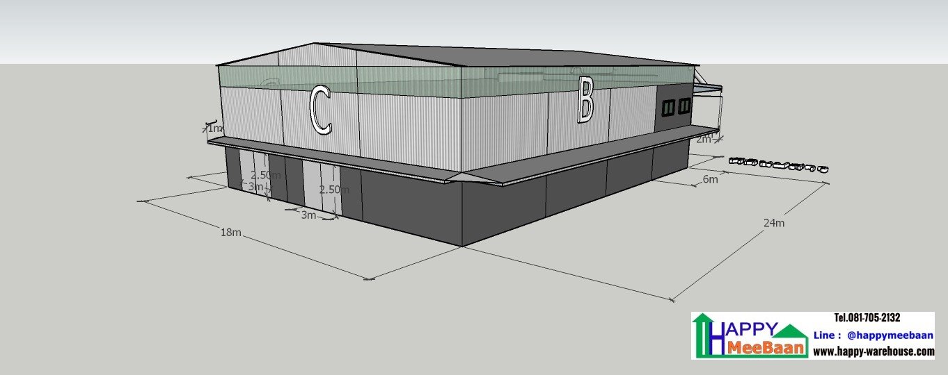 รับสร้างโกดัง รับสร้างโรงงาน พร้อมชั้นลอย