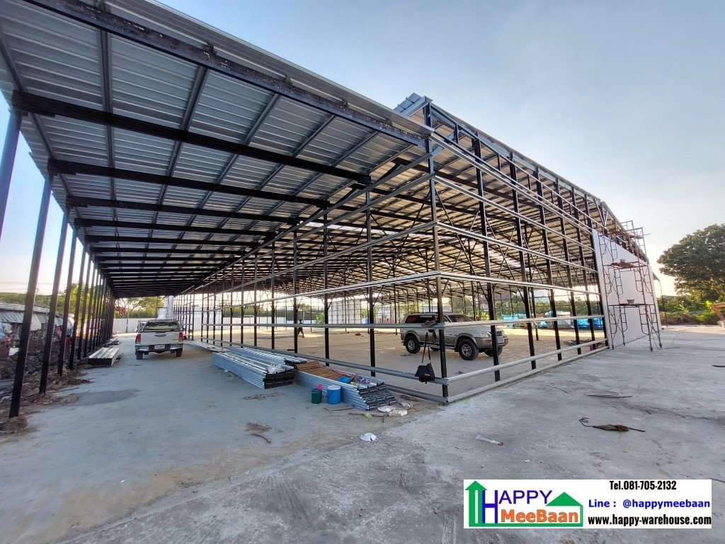 รับสร้างโกดังขนาดใหญ่ราคาถูก