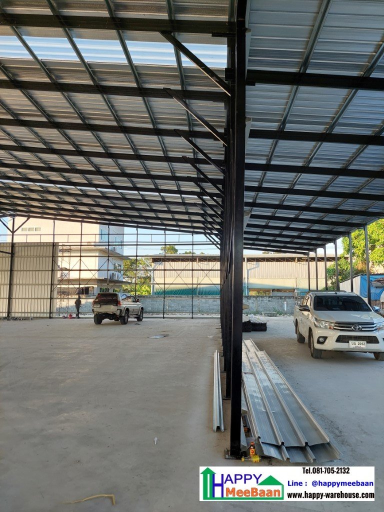 รับสร้างโกดังขนาดใหญ่ราคาถูก