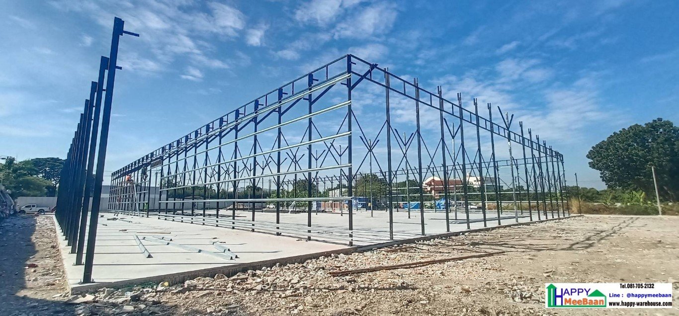 รับสร้างโกดังขนาดใหญ่ราคาถูก