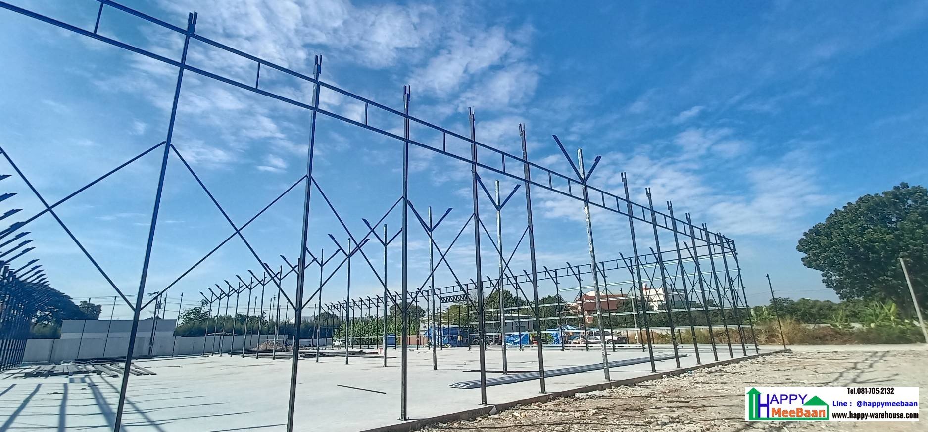 รับสร้างโกดังขนาดใหญ่ราคาถูก