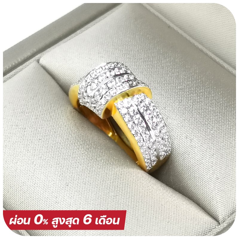 The Bowing cute girls diamond ring