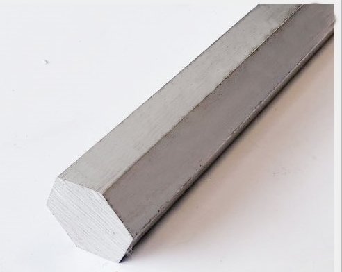 อลูมิเนียม หกเหลี่ยม  ขนาด 1/2" เกรด 6063 Aluminium hexagon barแบ่งขายความยาว 10 เซนติเมตร